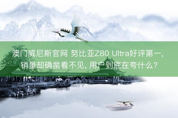 澳门威尼斯官网 努比亚Z80 Ultra好评第一， 销量却确凿看不见， 用户到底在夸什么?